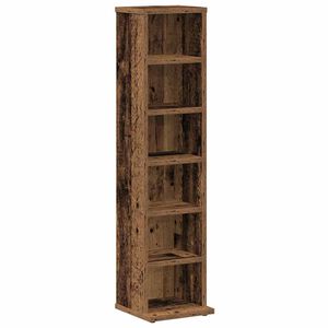 vidaXL CD spintelė Old Wood 21x20x88 cm Engineered Wood