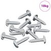 vidaXL Varžtas 13636 pcs Sidabro M4 x 16 mm Plienas