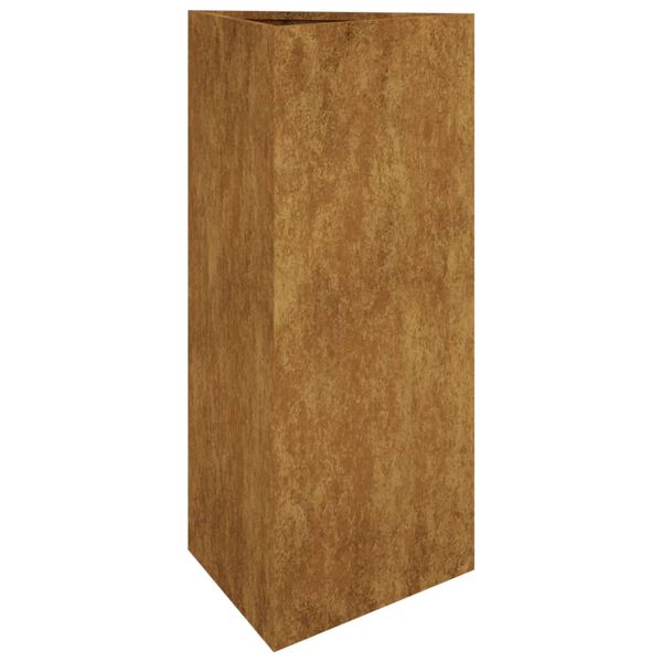 vidaXL Sodo lovelis, 40x34,5x75cm, Corten plienas