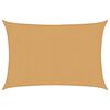 vidaXL Burė nuo saulės, smėlio, 2x3m, HDPE, 160g/m&sup2;, stačiakampė