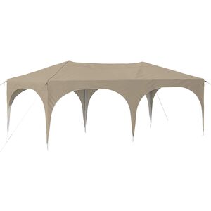 vidaXL Pop-up &scaron;ventinis palapinė 575 x 288 x 245 cm Kreminė