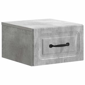 vidaXL Sieninis naktinis staliukas Betono pilka 34,5 x 33 x 20 cm