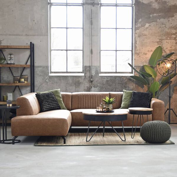 LABEL51 Pufas, chaki spalvos, medvilnė, megztas, M dydžio