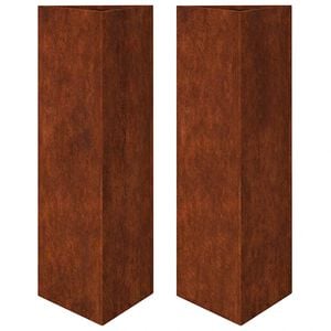 vidaXL Sodo loveliai 2vnt. 30x26x75cm oro sąlygoms atsparus trikampiai
