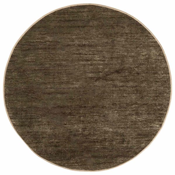 vidaXL Kilimėlis MARSA Mi&scaron;ko Žalia &Oslash; 120 cm Poliesteris ir PVC