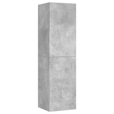 vidaXL Televizoriaus spintelės, 2vnt., betono, 30,5x30x110cm, mediena