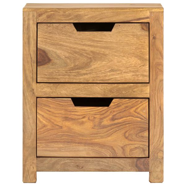 vidaXL Naktinė spintelė, 40x35x50cm, rausvosios dalbergijos masyvas