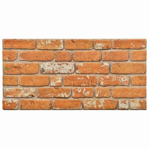 vidaXL Sienų plok&scaron;tės 10 pcs Mūras 100 x 50 cm EPS putos