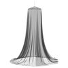 vidaXL Uodų tinklas lovai 156 mesh Juoda ⌀56 x 220 cm Poliesteris