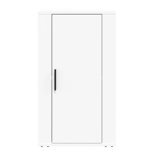 vidaXL Šoninė spintelė, baltos spalvos, 40x33x70cm, apdirbta mediena