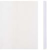 vidaXL Privatumo suteikianti sodo pertvara, balta, 70x0,19m, PVC