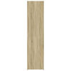 vidaXL Komoda, sonoma ąžuolo spalvos, 50x42,5x185cm, apdirbta mediena