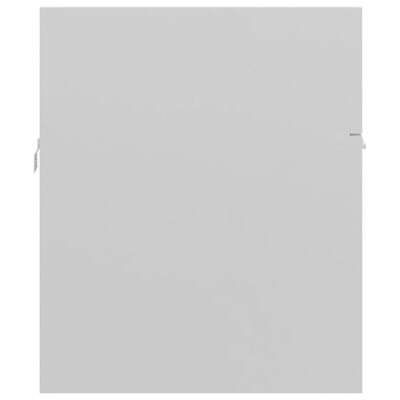 vidaXL Spintelė praustuvui, balta, 90x38,5x46cm, MDP, ypač blizgi
