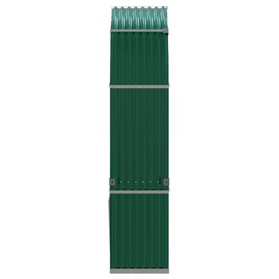 vidaXL Malkų stovas, žalias, 120x45x210cm, galvanizuotas plienas