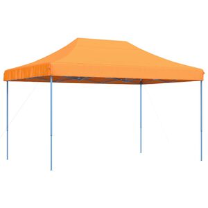 vidaXL I&scaron;skleidžiama proginė palapinė, oranžinė, 440x292x315cm