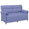 vidaXL Sofa 100% poliesteris metalinis rėmas MDF, fanera