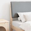vidaXL Apmušta lovos galvūgalis Šviesiai pilka 80 cm