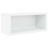 vidaXL CD saugojimo stovas Balta 40 x 17 x 17 cm Apdirbta mediena