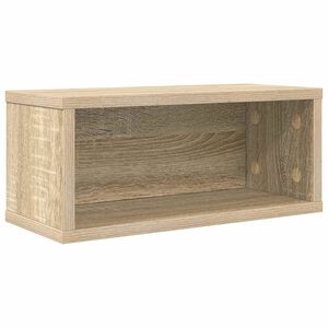 vidaXL CD saugojimo stovas Sonoma ąžuolas 40 x 17 x 17 cm