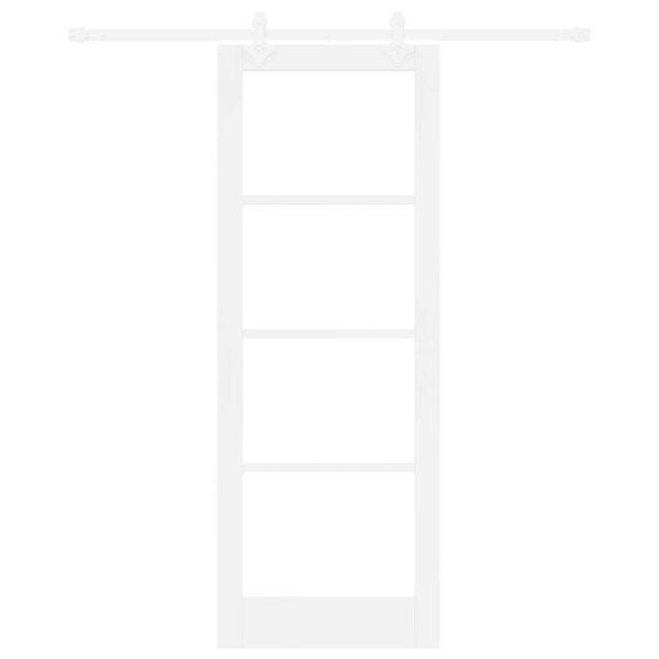 vidaXL Slankios durys Balta 78 x 211 cm