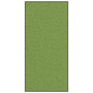 vidaXL Durų kilimėlis Žalia ir juoda 120 x 250 cm 100% poliamidas
