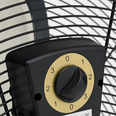 vidaXL Pramoninis ventiliatorius, juodos spalvos, 77cm, 240W
