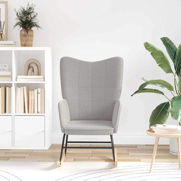 vidaXL Supamasis krėslas &Scaron;viesiai pilka &Scaron;erpos audinys