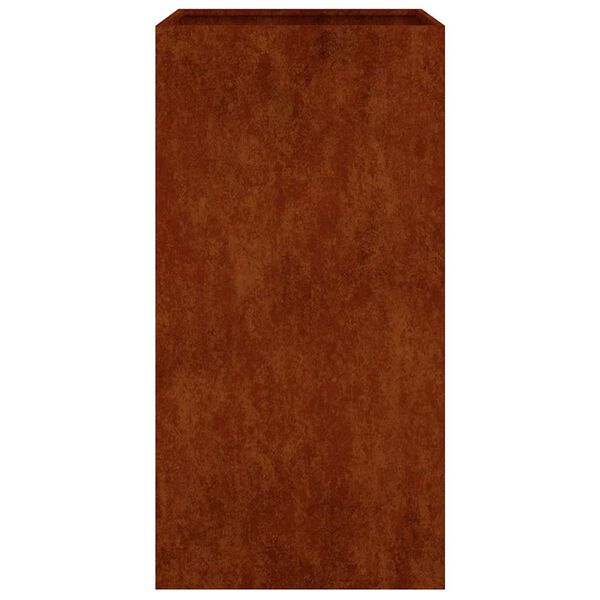 vidaXL Lovelis, 40x40x80cm, Corten plienas