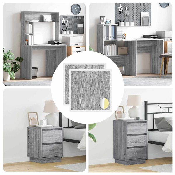 vidaXL Savistovaus Dangčio Varžtas 2 pcs Pilkas Sonoma &Oslash; 20 x 0,5 mm