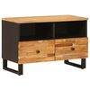 vidaXL Televizoriaus spintelė Ruda 70 x 33 x 46 cm Kietas mango medis