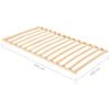 vidaXL Grotelės lovai su 13 lentjuosčių, 100x200cm