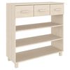 vidaXL Konsolinis staliukas HAMAR, medaus rudas, 90x35x90cm, pu&scaron;is