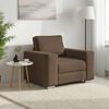 vidaXL Sofa Ruda Bendri matmenys: 100 x 80 cm (P X G x A) audinys