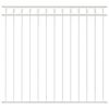 vidaXL Tvorelių elementas ASSEN 170 x 150 cm Plienas Balta
