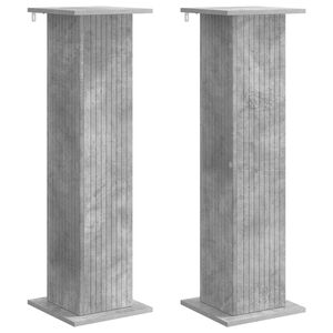 vidaXL Augalų stovas 2 vnt. Betono pilka 30,5 x 30 x 100,5 cm