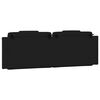 vidaXL Galvūgalio pagalvėlė, Viana, juodos spalvos, 160cm, dirbtinė oda