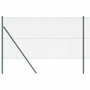 vidaXL Suvirintas vielos tvora žemės tvirtinimas 10 x 1,4 m Žalia