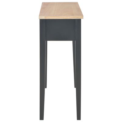 vidaXL Kosmetinis konsolinis staliukas, juodas, 79x30x74cm, mediena