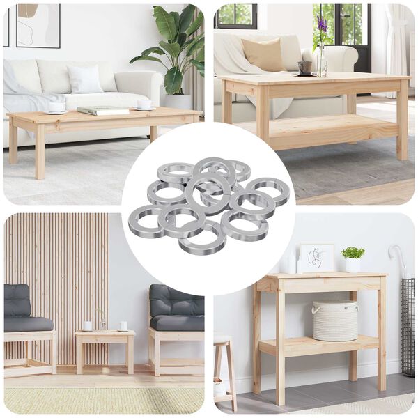 vidaXL Spyruoklinis plovimas 15929 pcs Balta Geležis