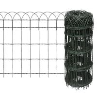 vidaXL Sodo tvora, 25x0,65 m, milteliniu būdu dengta geležis