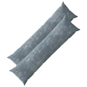 vidaXL Pagalvėlės užvalkalas HEERLEN &Scaron;viesiai mėlyna 40 x 145 cm