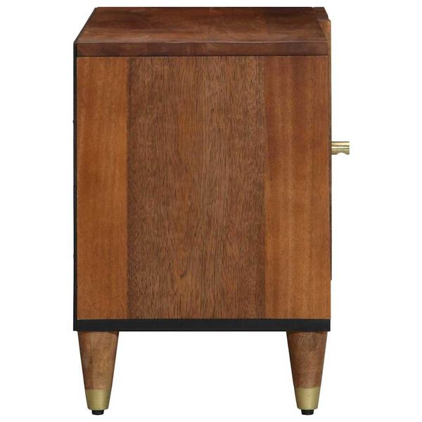 vidaXL Televizoriaus spintelė su lentyna Medus ruda 80 x 33 x 46 cm