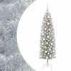 vidaXL Dirbtinė siaura kalėdinė eglutė su žaisliuku 180 cm 300 LED