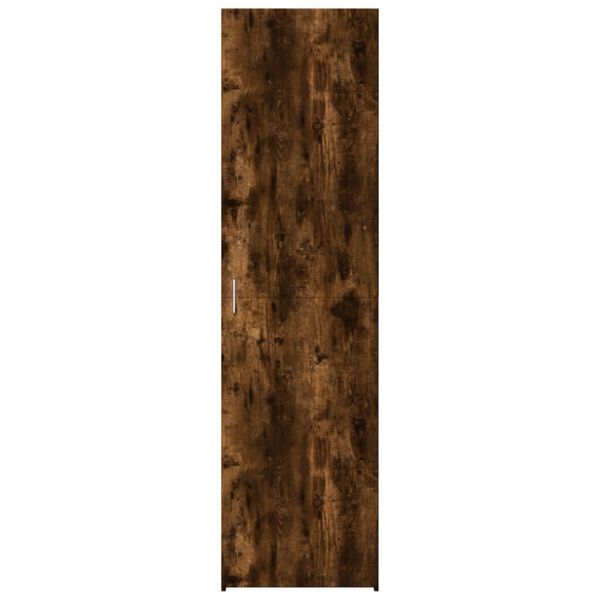 vidaXL Komoda, dūminio ąžuolo spalvos, 50x42,5x185cm, apdirbta mediena