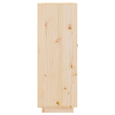 vidaXL Vyno spintelė, 45x34x100cm, pušies medienos masyvas