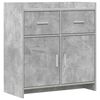 vidaXL Kabalas Betono pilka 75 x 36 x 80 cm Apdirbta mediena