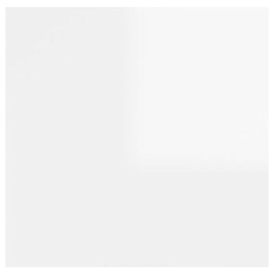 vidaXL Naktinės spintelės, 2vnt., baltos, 30,5x30x30cm, MDP, blizgios