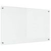 vidaXL Virtuvės atbraila Skaidrus 100 x 60 cm grūdintas stiklas