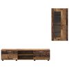 vidaXL TV spintelių komplektas FLORIN Senas medis Apdirbta mediena