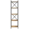 vidaXL Knygų lentyna Amatininkų ąžuolas 40 x 30 x 155 cm
